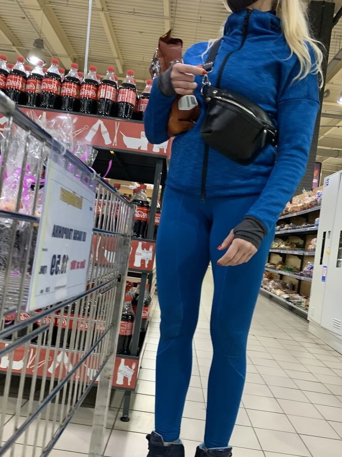 Sport ass in leggings