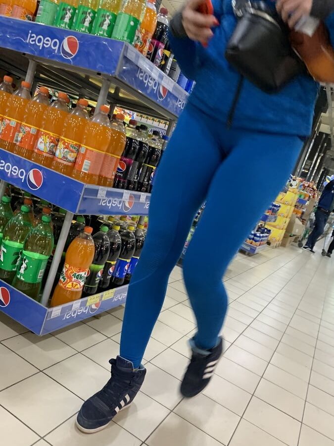 Sport ass in leggings