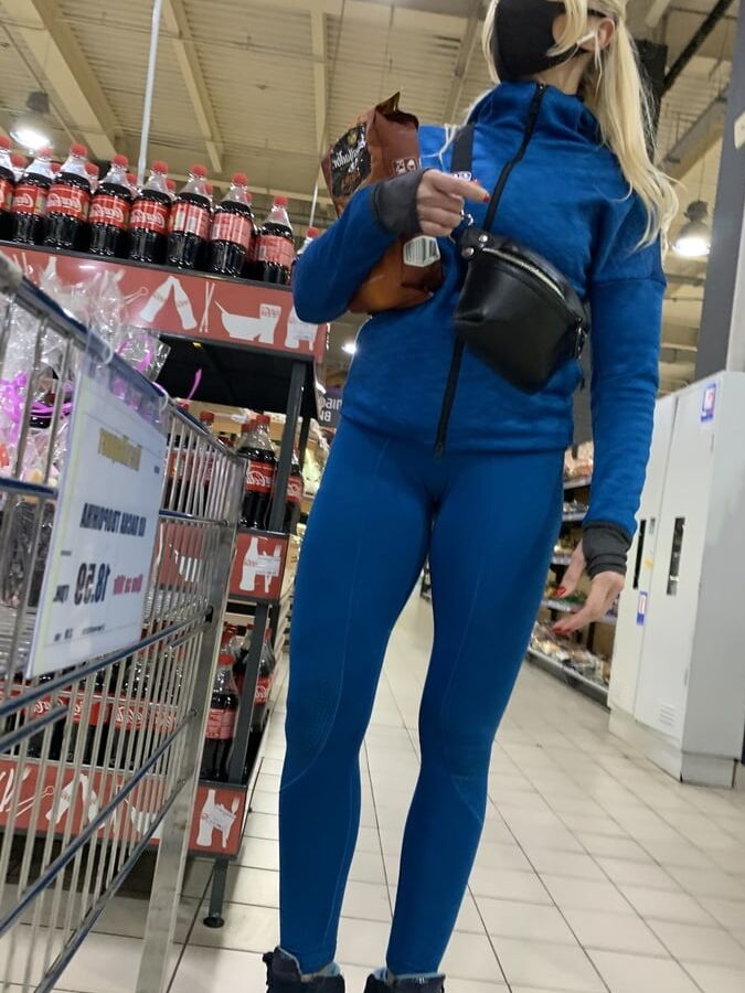 Sport ass in leggings