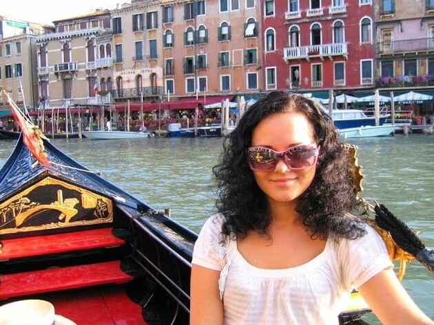 Nudist Couple on Holiday in Italy Venezia