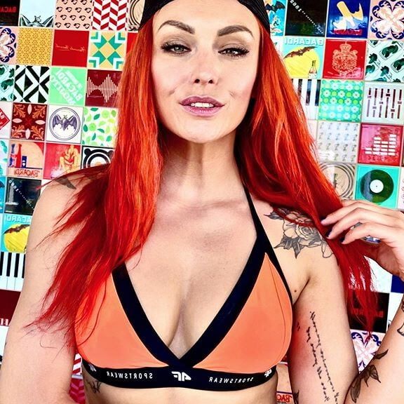 Joanna Ruda Red Lazer Redhead Polish Celeb Singer