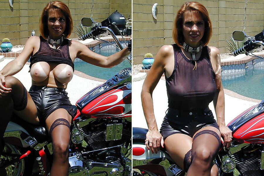 Foreign model having fun