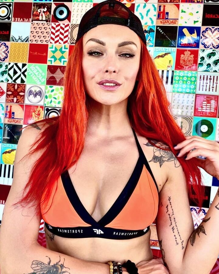 Joanna Ruda Red Lazer Redhead Polish Celeb Singer