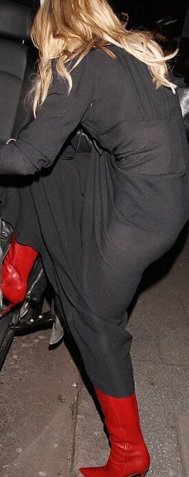 Female Celebrity Boots &amp; Leather - Abbey Clancy