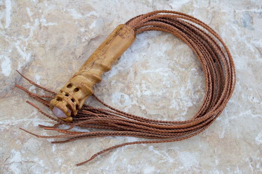 Leather Braided Flogger