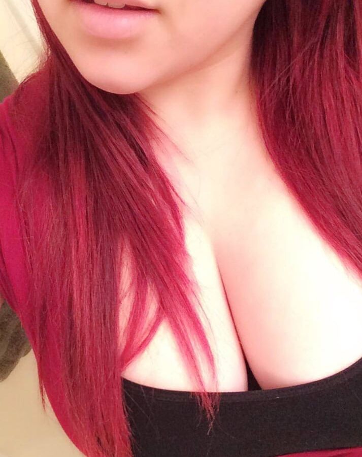 Hillary big tit red head