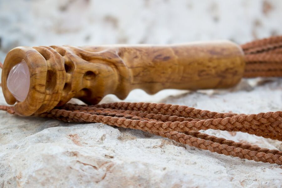 Leather Braided Flogger