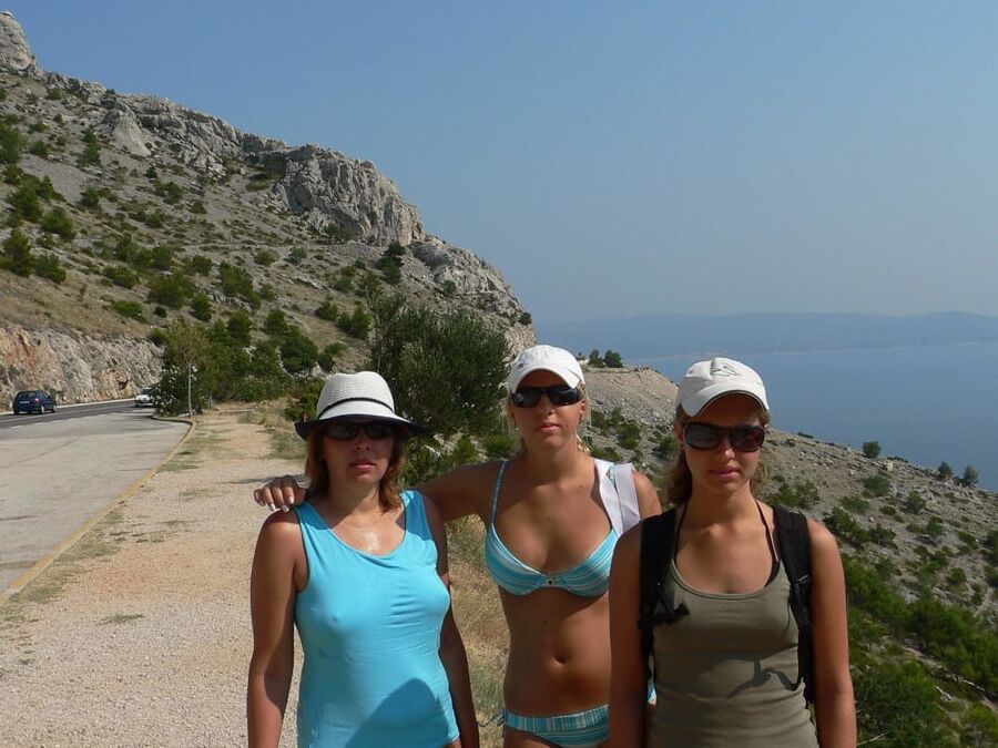 amateur girls on holiday!