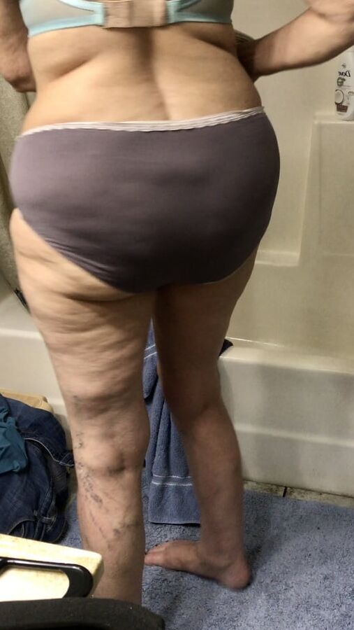 wife Rose panty covered ass gilf