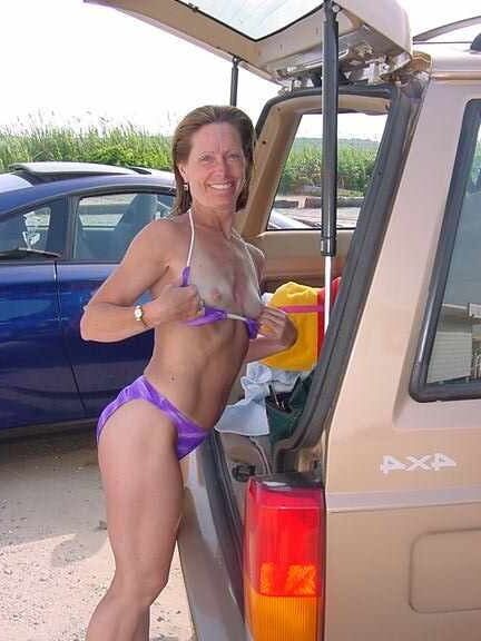 Mature blonde wife