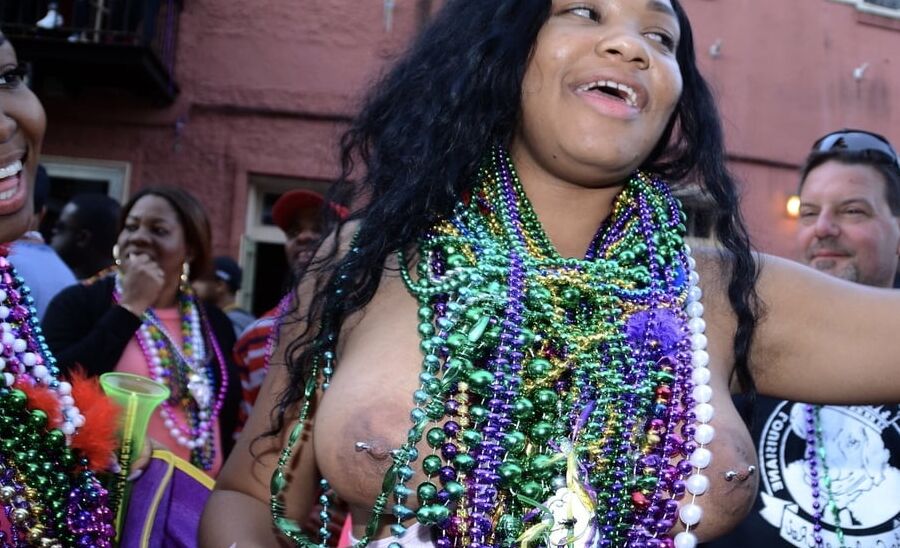 Black Mardi Gras Tits