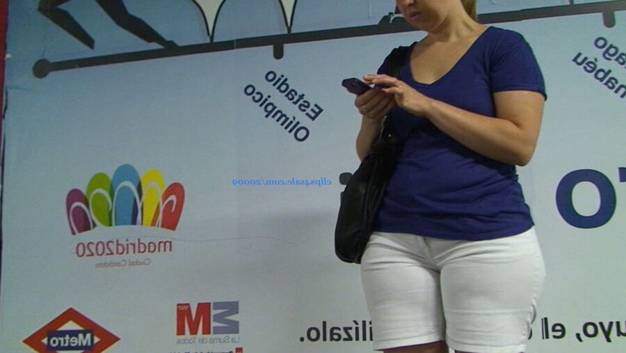 delicious spanish PAWG in tight jeans