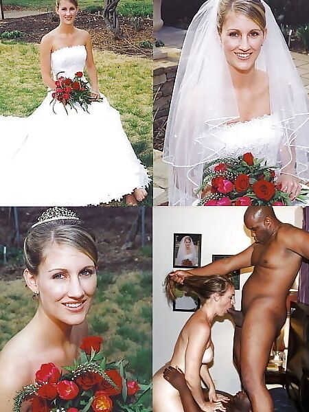 Hot slutbrides exposed as BBC whores