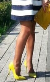 Heels, pantyhose and legs of ex-GF