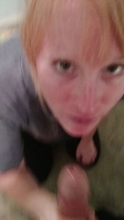 Sexy Redhead Bri Loves Sucking Cock And Showing Her Body