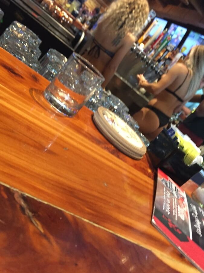 nice ass thong bartenders twin peaks