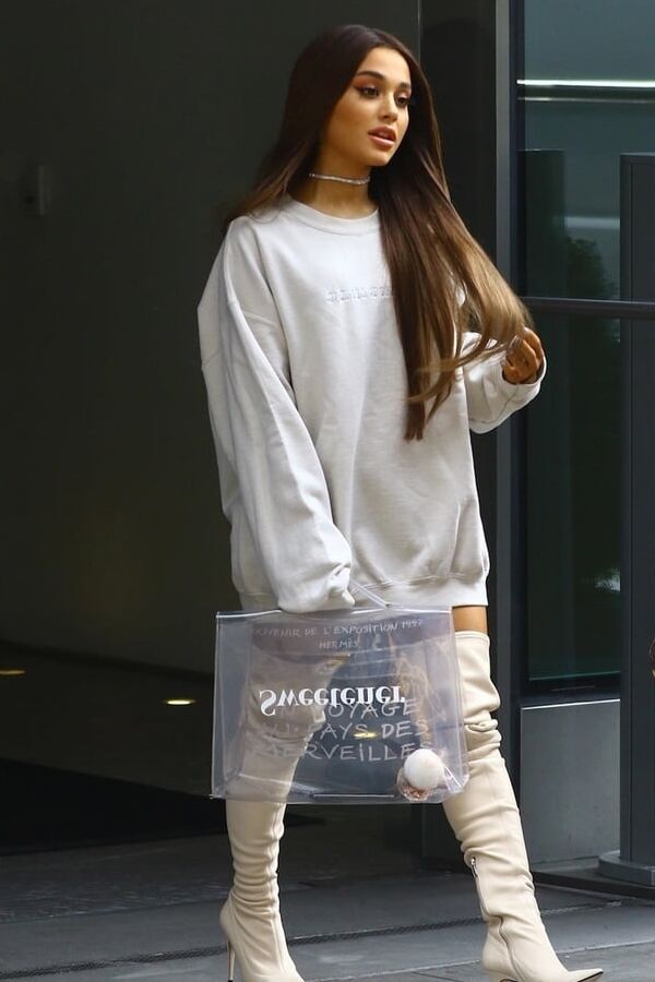 Ariana Grande with Boots Vol