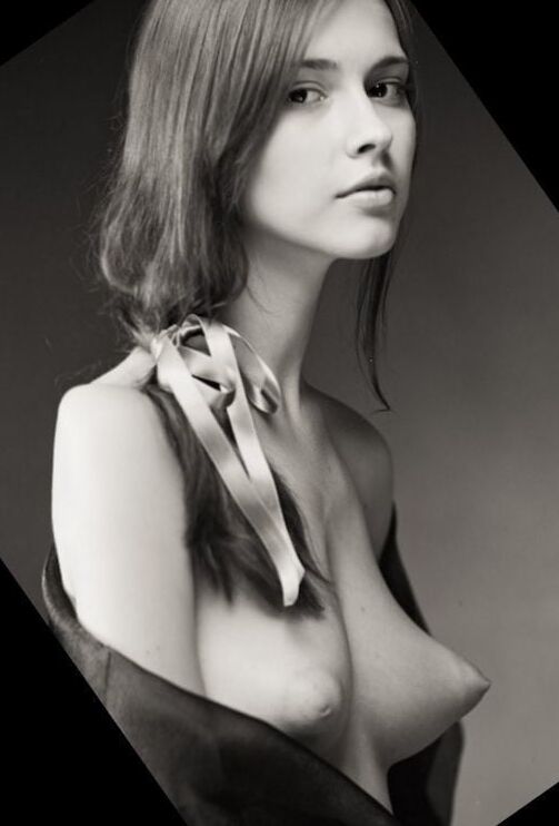 In black and white