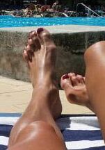Feet of girlfriends
