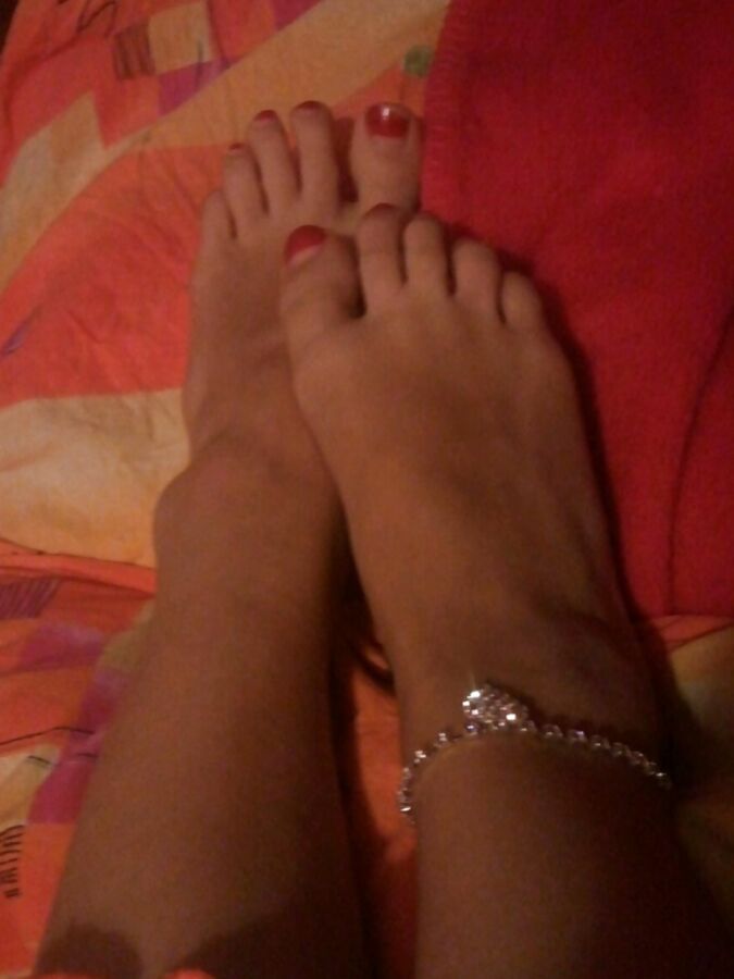 Feet of girlfriends