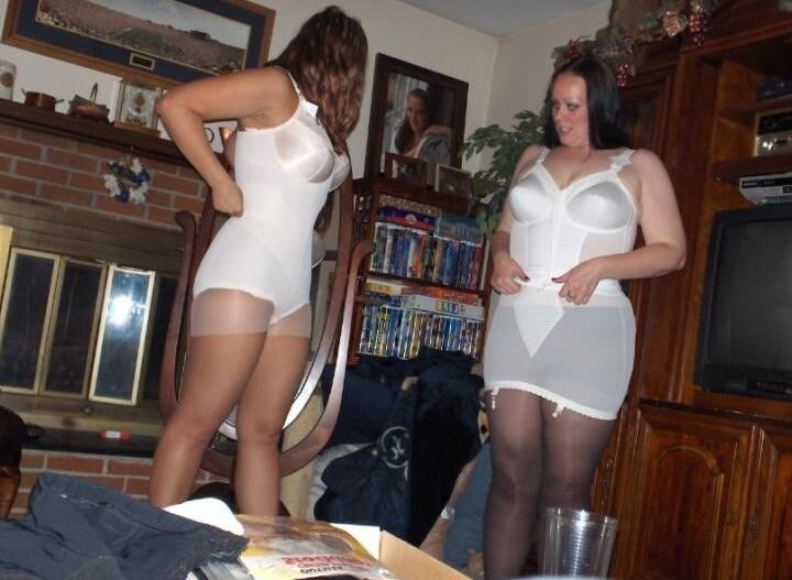 Mature girdles and stockings