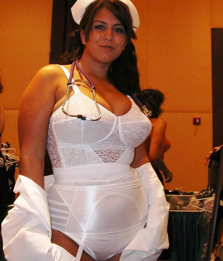Mature girdles and stockings