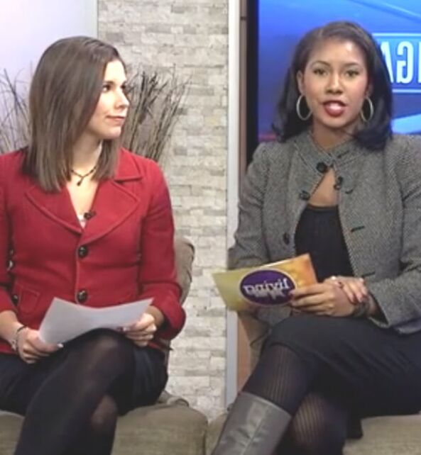 Female Celebrity Boots &amp; Leather - Vanessa Freeman
