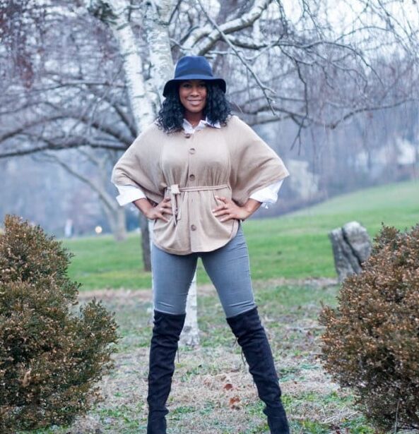 Female Celebrity Boots &amp; Leather - Vanessa Freeman