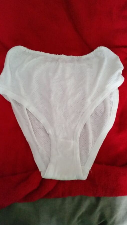 Wanking in the mother in laws knickers