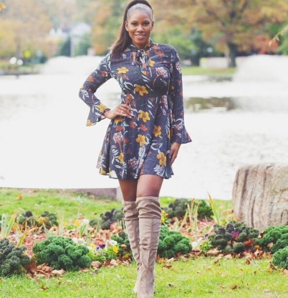 Female Celebrity Boots &amp; Leather - Vanessa Freeman