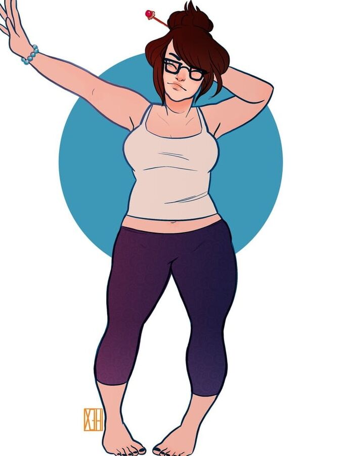 MEI-LIN ZHOU Overwatch Barefeet