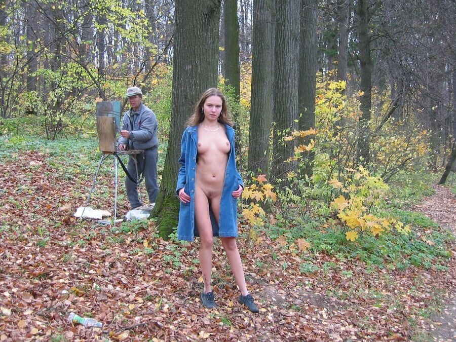 Outside