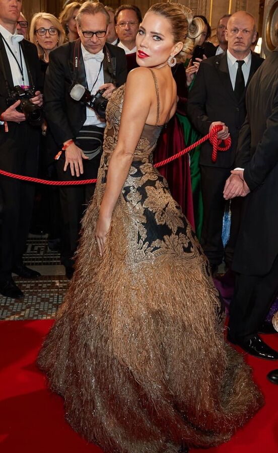 Sylvie Meis At Opernball at Staatsoper in Vienna