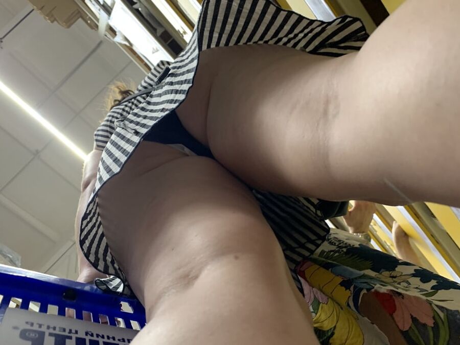 Two girls. Double upskirt.