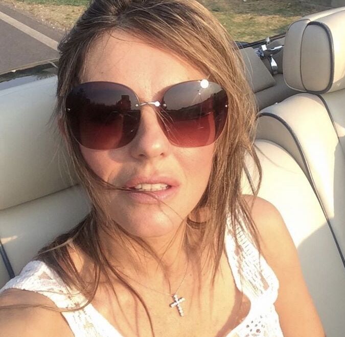 Elizabeth Hurley Amazing Cock Tease Wank And Cum For Her