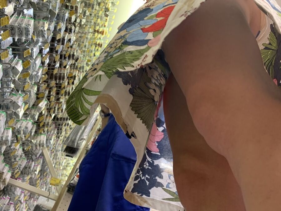 Two girls. Double upskirt.