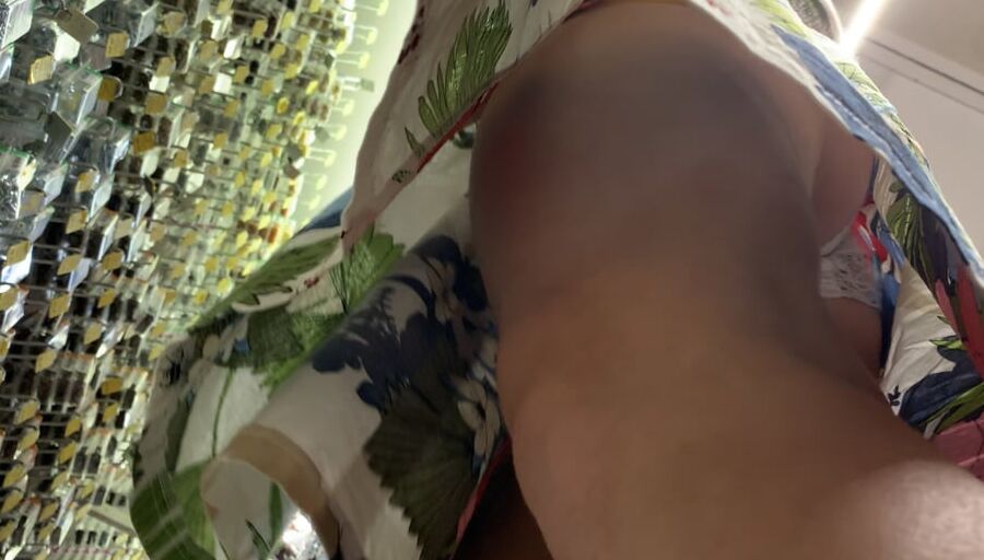 Two girls. Double upskirt.