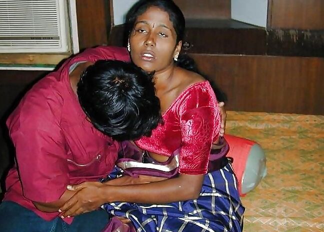 Desi maid with owner boy