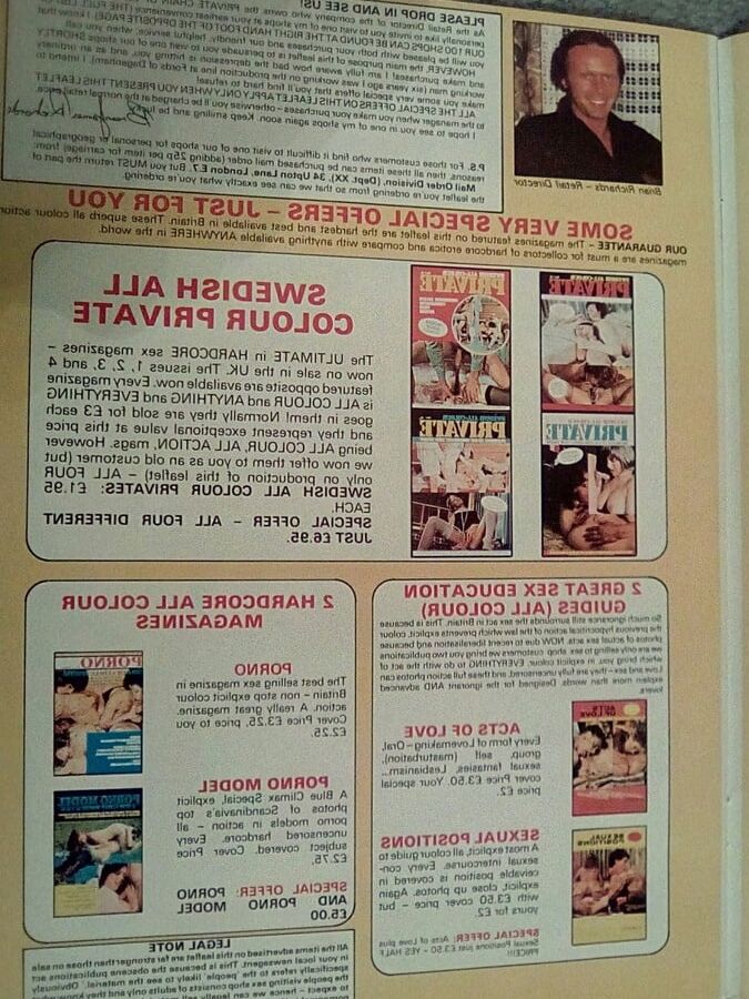 Vintage magazine scan uk Whitehouse digest no.