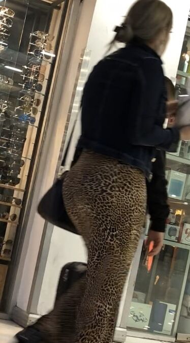 MILF IN LEOPARD DRESS