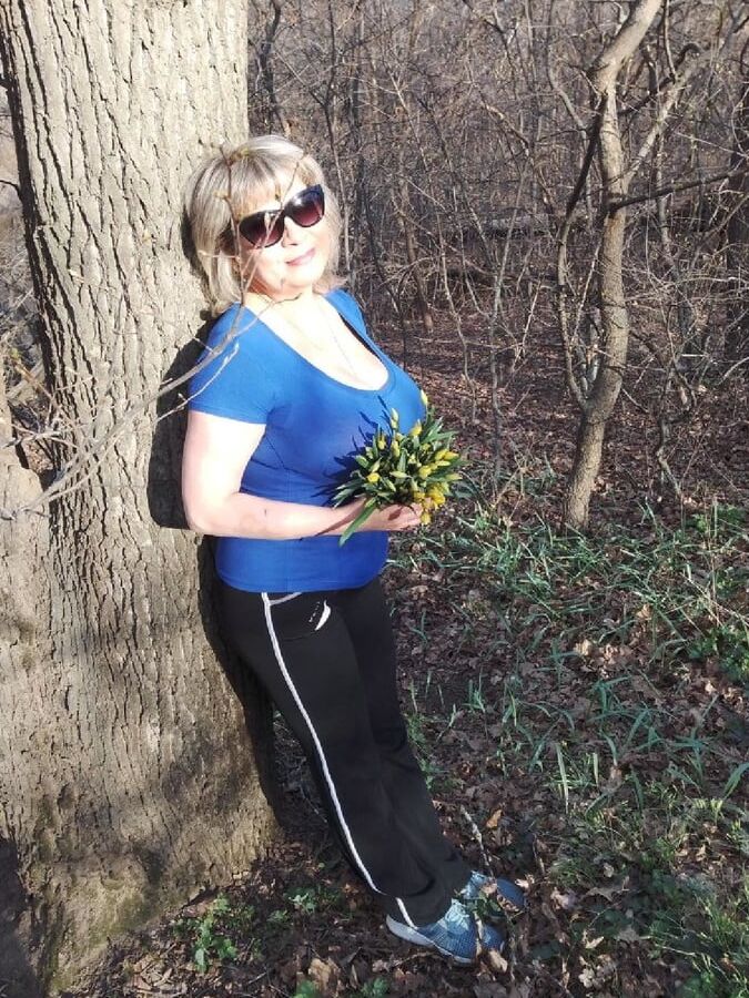 Real busty russian mature Elena
