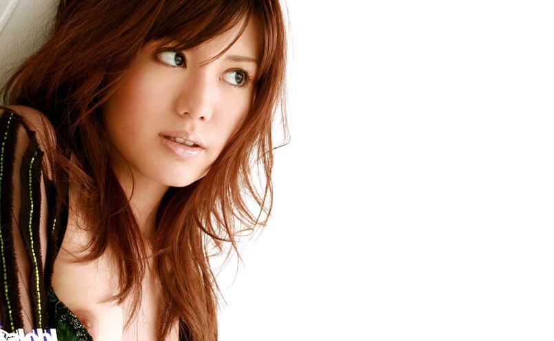Hot Japanese Model in Harness Lingerie