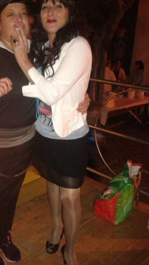 Mix slut pantyhose