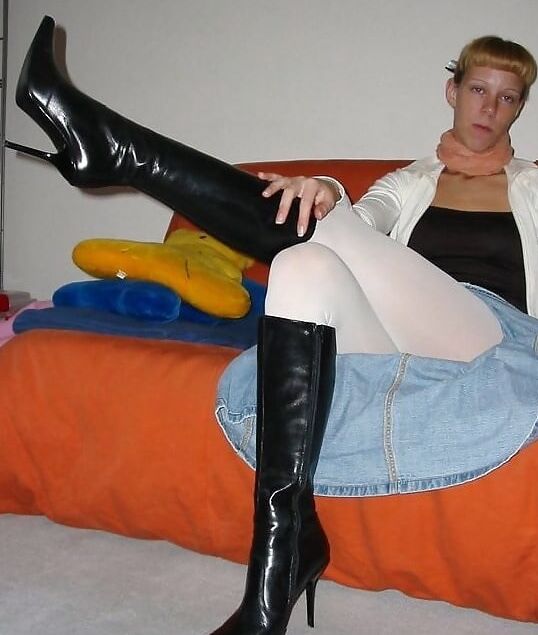 Hotlegs-amateur in boots