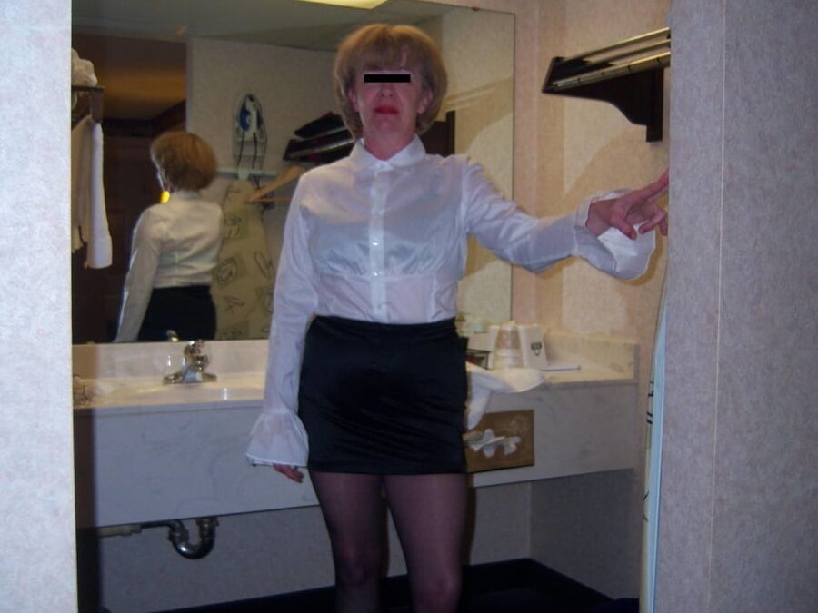 Blonde granny