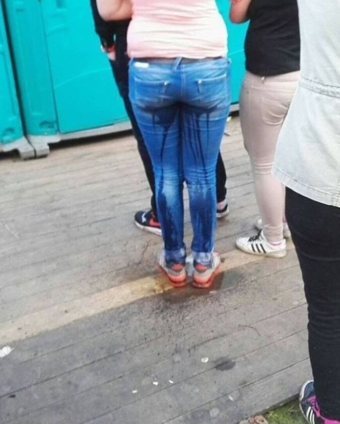 Girls who peed their pants.