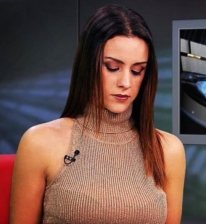 TV reporter Andreia Candeias