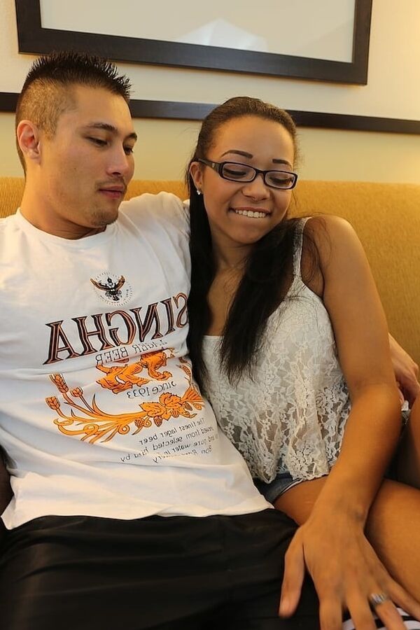 Adrian gets creampie from asian