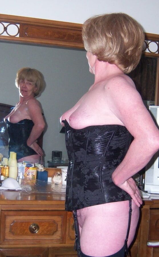 Blonde granny