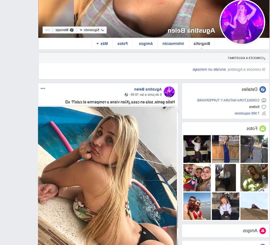 AGUSTINA BELEN RUETTI (Vol ) puta teen bitch sexy ass